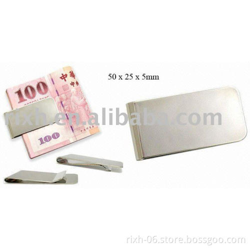 Titanium blank metal money clips, metal clip, stainless steel money clip,metal craft, metal gifts